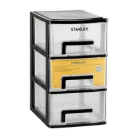 Ящик для інструментів Stanley вертикальний з 3-ма висувними відділеннями, пластмасовий, 239x180x302 мм (STST40711-1)