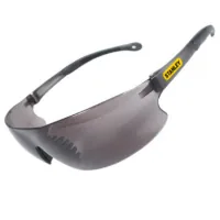 Stanley safety glasses tinted, polycarbonate, with soft rubber tips on the frames (SY120-2D)