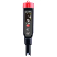 Benetech Acidity and Temperature Liquid Quality Tester (pH Meter) 0.0-14.0 pH (+/-0.1) ,GM762 (GM762)