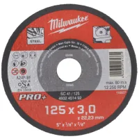 Milwaukee cutting circle for metal, SC 41/125x3 PRO+, 125mm (4932451492)