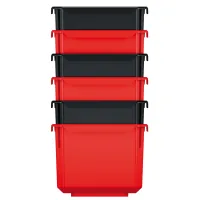 Kistenberg tool box set of 6 containers, 140*75*280, X Block, KXBS148 (KXBS148)
