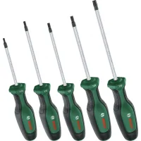 Bosch Torx screwdriver set 5 pcs., T10, 15, 20, 25, 30. (1.600.A02.BX6)
