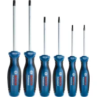 Bosch Torx screwdriver set 6 pcs., T10x75, T15x75, T20x100, T25x100, T30x125, T40x125 mm (1.600.A01.V09)