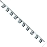 Полиця для інструменту Toptul тримач головок 3/8"*260*12шт (BKAC1212)
