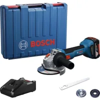 Grinding machine Bosch GWS 18V-8 125mm, 18V, 1x4Ah, 0-11000rpm, 1.6kg, case (0.601.9N9.021)