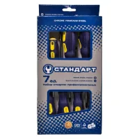 Set of screwdrivers Standard 7 pcs. (SL3,SL4,SL5,SL6,PH0,PH1,PH2) (SDS07)