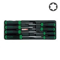 Set of screwdrivers Toptul TORX T9-T40 8 pcs. (In lodgings, type A) (GAAT0813)
