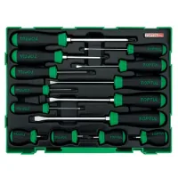 A set of Toptul screwdrivers in a box of 14 pcs. (GTC1401)