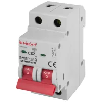 Automatic switch E.NEXT 2-p e.mcb.stand. 32A C ( 4.5kA) (s002020)