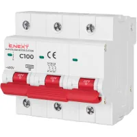Automatic switch E.NEXT 3-pin e.mcb.stand. 100A C (10kA) (s002214)