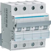 Automatic switch Hager 4-p. C 20A (6kA) 4M (B) (MCN420)