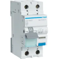 Differential circuit breaker Hager 1-pole +N 10A C 30mA (6kA) A (A) (ADA960D)