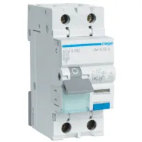 Differential circuit breaker Hager 1-pole +N 16A B 30mA (6kA) A (A) (ADA916D)