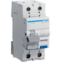 Differential circuit breaker Hager 1-pole +N 16A C 10mA (6kA) A (B) (ACA966D)