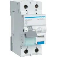 Differential circuit breaker Hager 1-pole +N 16A C 30mA (6kA) A (A) (ADA966D)