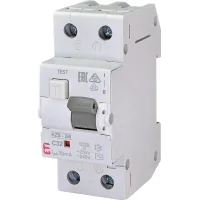 Differential circuit breaker ETI KZS-2M C 32/0.03 type AC (10kA)
