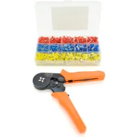 Затискач для клем CINLINELE HCS8 6-4, orange + набір кабельних наконечників (HCS8 6-4+VE1020)