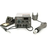 Bakku soldering station BK-601D+ digital display, hair dryer, soldering iron (BK-601D+)