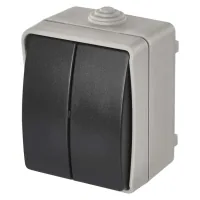 Вимикач EMOS C.5 IP54 подвійний (A1398.1)