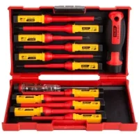 Set of screwdrivers Deli insulated 12 pcs. (DL510012)