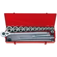 Set of socket heads KING TONY 16 pcs 3/4" (6316MR)