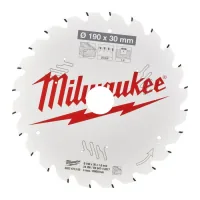 Saw blade Milwaukee PFTE THIN KERF, 190x30x1.6mm, 16 teeth. (4932471300)