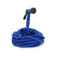 Hose for watering Voltronic KY-450B, 15-45m/150ft, + sprayer, faucet nozzle, Blue, Box (KY-450B)