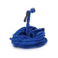 Hose for watering Voltronic KY-600B, 20-60m/200ft, + sprayer, nozzle on the faucet, Blue, Box (KY-600B)