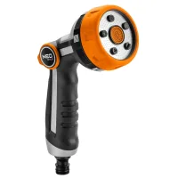 Watering gun Neo Tools pistol, water pressure adjustment, 5 functions, metal mesh, 0.246kg (15-708)