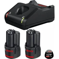 Набір акумулятор + зарядний пристрій Bosch Professional, GBA 12V, 2×3.0Ah, ЗП GAL 12V-40 (1.600.A01.9RD)
