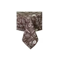 Tablecloth Provence Brown Breakfast 136x220 cm (11065)