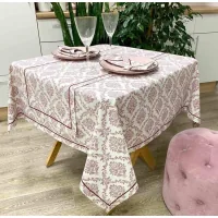 Tablecloth Provence Avantime Versailles Bordeaux 132x132 cm (17274)