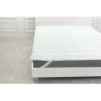 Наматрацник MirSon Eco Light №1718 Cotton Air-line на резинці по кутках White 60x120 см (2200002887861)