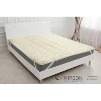 Mattress pad MirSon Eco Light No. 1723 Bamboo Air-line with elastic on the corners Pink 70x140 cm (2200002890380)