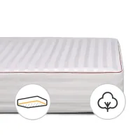 Mattress pad MirSon DeLuxe Cotton 4091 90x200 cm (2200000142474)