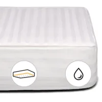 Mattress pad MirSon Royal Pearl tencel (Modal) Waterproof 318/3 180x200 cm (2200000356376)