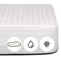 Наматрацник MirSon бавовняний Royal Pearl Waterproof Cotton Aloe Vera 274/3 90x200 см (2200000339805)