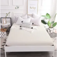 Bed sheet MirSon Moko White 0001 150x220 cm (2200000674098)