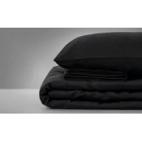 Bed linen MirSon Satin Black Pearl 0055 200x220 - Euro (2200000671684)