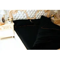 Bedding MirSon Satin Premium Corner Black Pearl 143x210 (2200001484306)