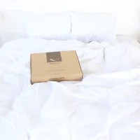 Bed linen MirSon Ranforce Elite 11-2107 White 220х240 King Size (2200004706474)