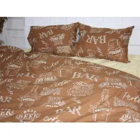 Bed linen MirSon Beige Ranforce Elite 17-0509 Beer Bar Porter Single (2200004665290)