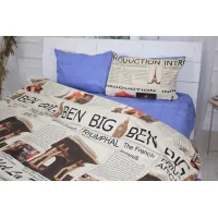 Bed linen MirSon Beige Ranforce Elite 17-0536 Big Ben 175x210 (2200004672632)