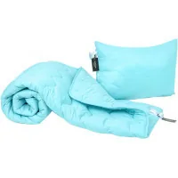 Ковдра MirSon Набір 3M Thinsulate Всесезонний №1664 Eco Light Blue Ковдра (2200002657341)