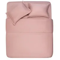 ARDESTO Mix&Match Premium duvet cover 100% cotton, light pink satin 200x220 cm (ART2022DVU)