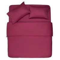 ARDESTO Mix&Match duvet cover 100% cotton, burgundy satin 200x220 cm (ART2022DVR)
