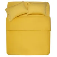 ARDESTO Mix&Match duvet cover 100% cotton, yellow satin 200x220 cm (ART2022DVS)