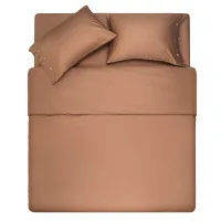 ARDESTO Mix&Match duvet cover 100% cotton, satin brown 200x220 cm (ART2022DVH)