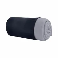 Warm Bergamo fleece blanket in a cover 150 x 180 cm Gray (202311pl-07)