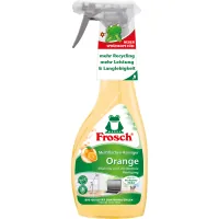 Bath cleaning spray Frosch universal cleaner for smooth surfaces Orange 500 ml (4001499917349/4001499961540)
